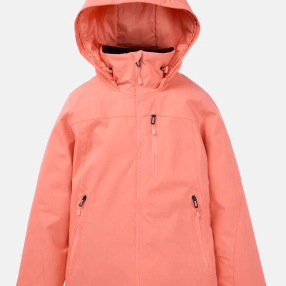 Women's Burton Lelah 2L Jacket Ski Snowboarding - Peach Echo - Size Small - Picture 2 of 9